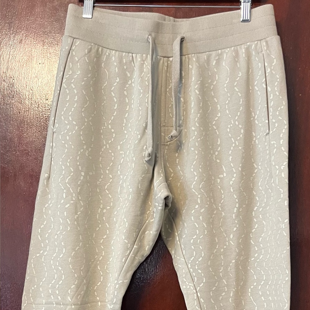 Men’s ONS Stylish Beige Joggers with Drawstring